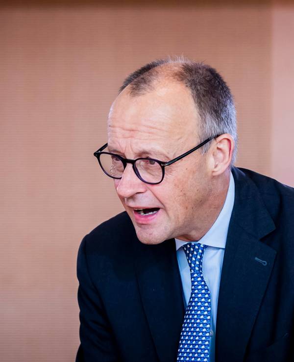 Bundeskanzler Friedrich Merz (CDU) am 22. Oktober bei der Sitzung des Bundeskabinetts im Bundeskanzleramt.