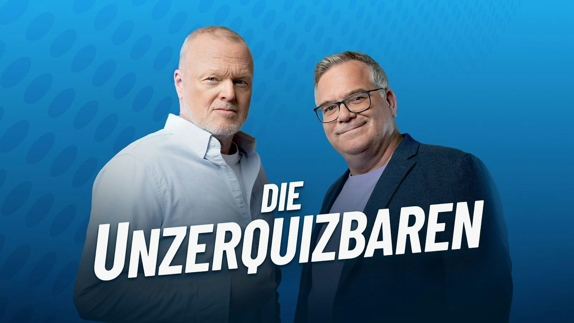 Wiedervereint: Stefan Raab und sein einstiger Sidekick Elton treten in der neuen Show „Die Unzerquizbaren“ als Team an. (Bild: RTL/Raab Entertainment/Willi Weber)