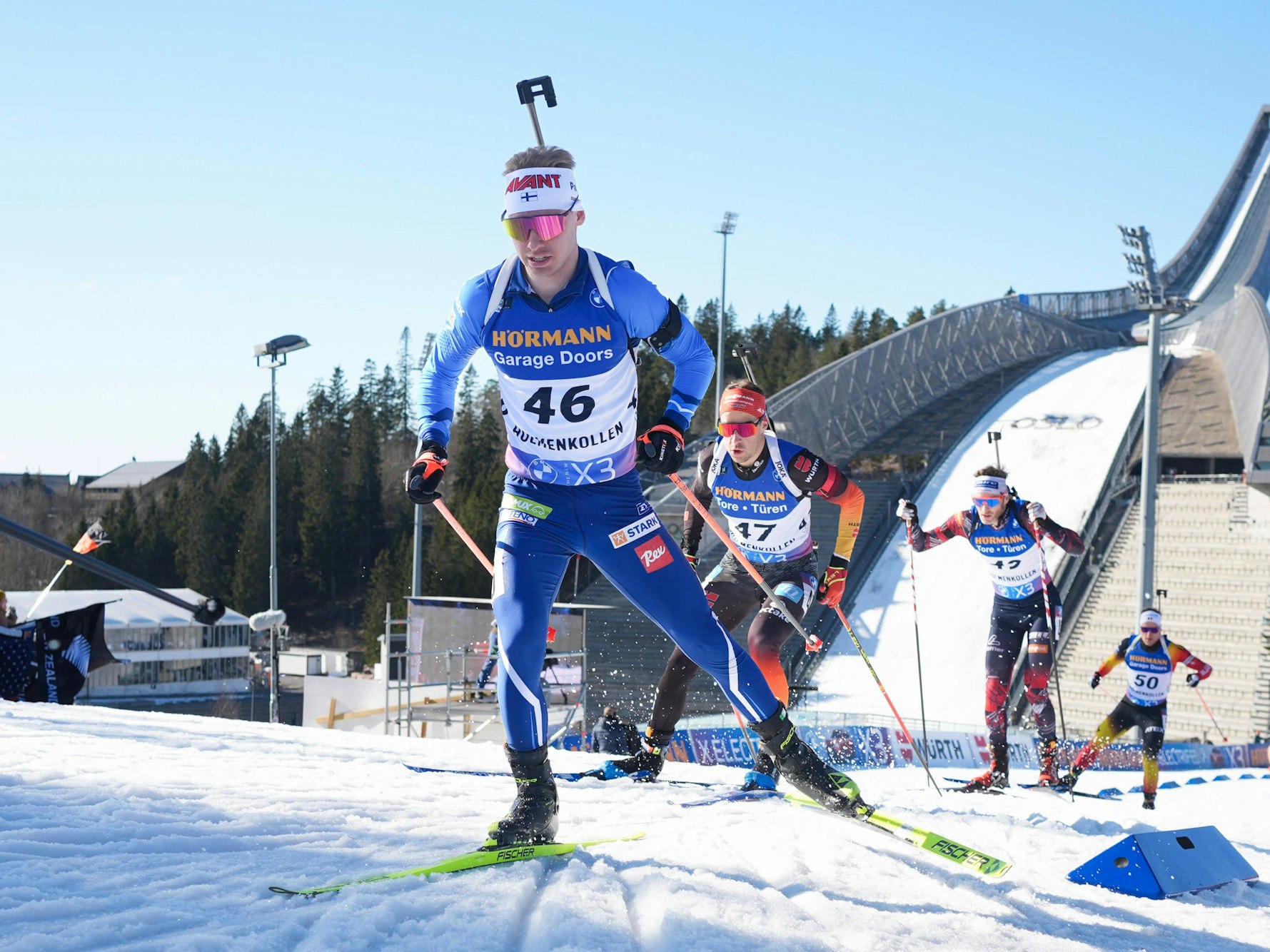 Arttu Heikkinen am Holmenkollen.