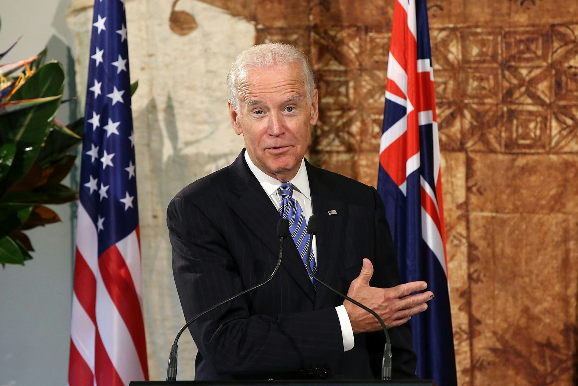 Er ist vielleicht der berühmteste Stotterer der Gegenwart: Ex-US-Präsident Joe Biden steht mittlerweile dazu, dass er stottert. (Bild: Fiona Goodall / Getty Images)