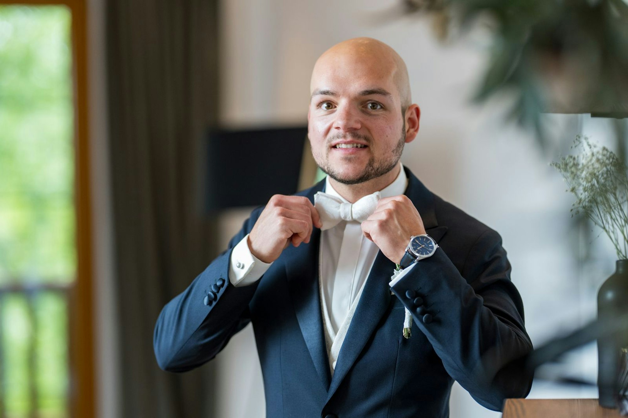 Daniel nimmt sich vor, auch im Falle eines Ehe-Scheiterns dankbar für die Erfahrung zu sein. (Bild: Joyn / Markus Hertrich)