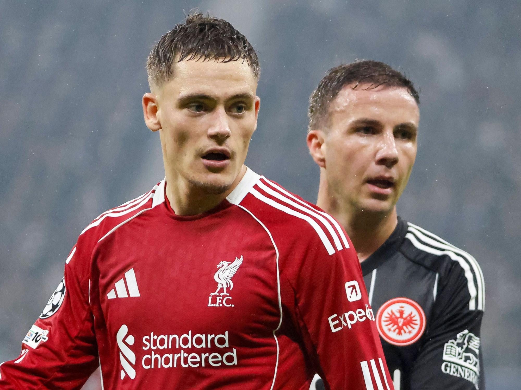 Florian Wirtz gemeinsam mit Mario Götze.