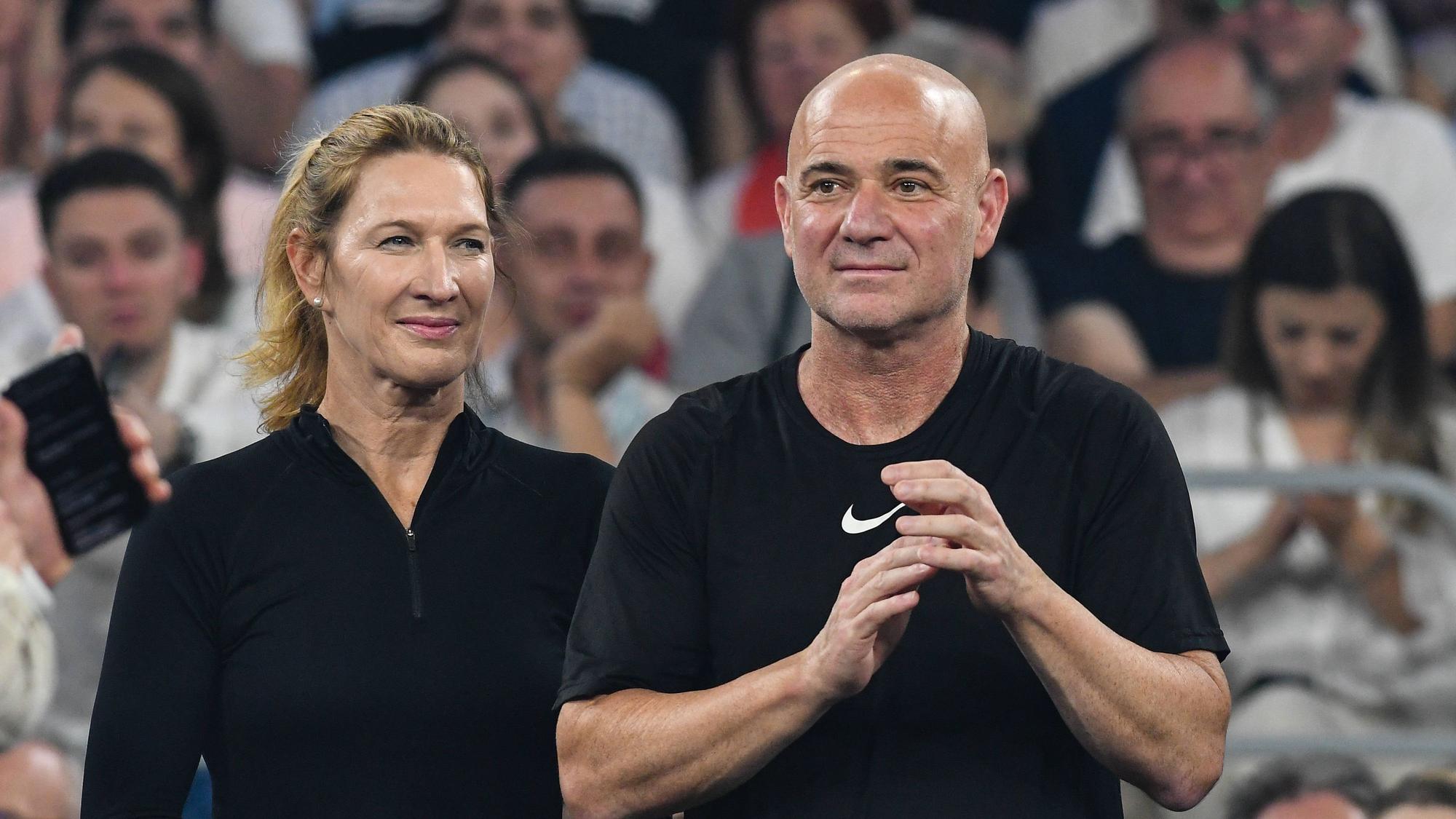 Steffi Graf und Andre Agassi