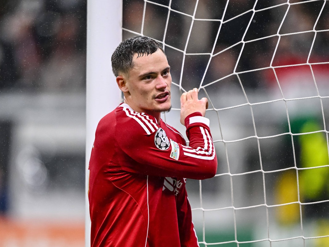 Florian Wirtz kommt beim FC Liverpool immer besser in Fahrt, wird aber aktuell aufgrund von Rückenbeschwerden ausgebremst.