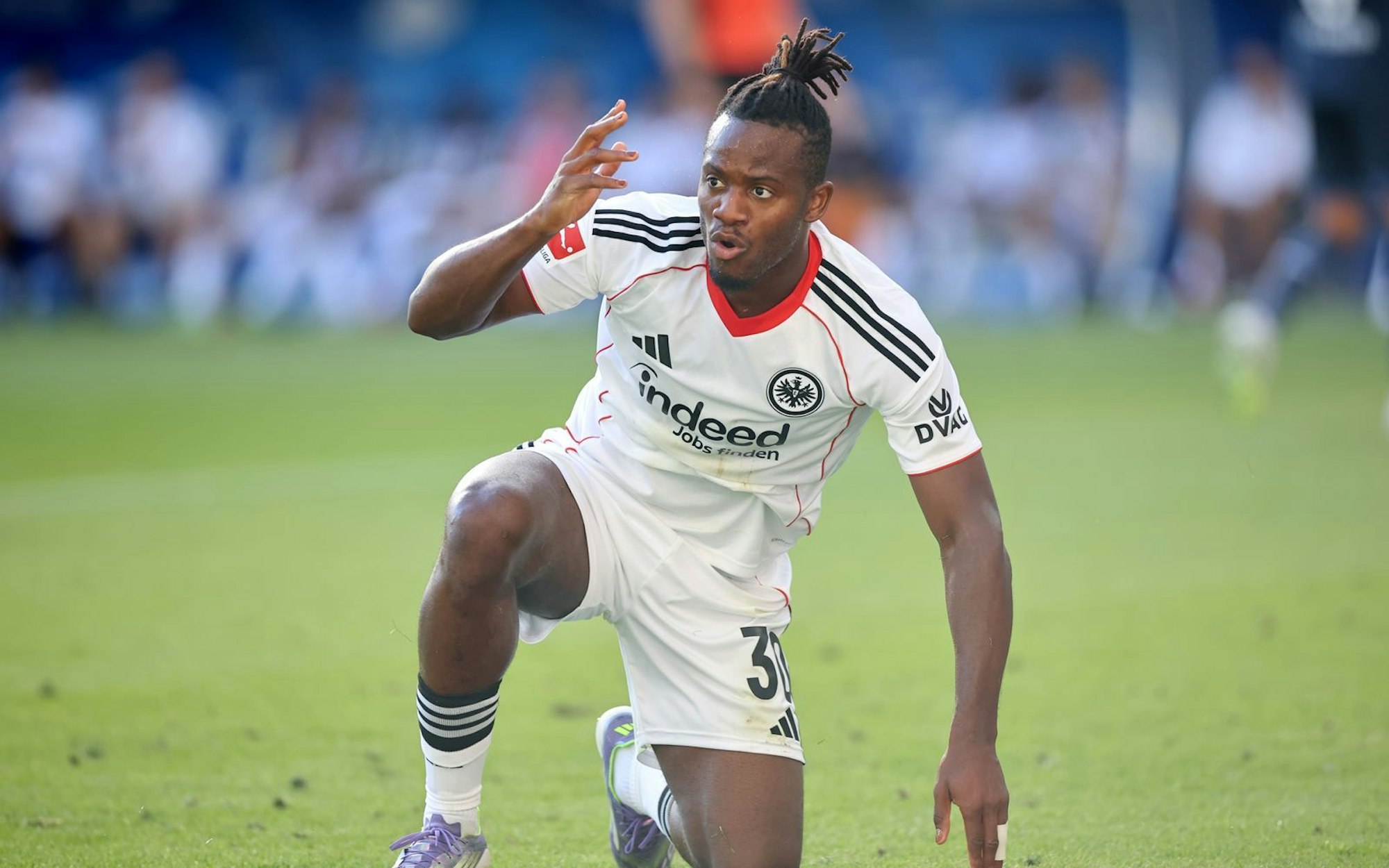 Michy Batshuayi bangt um das Leben seiner Katze. (Bild: 2025 Getty Images/Alex Grimm)