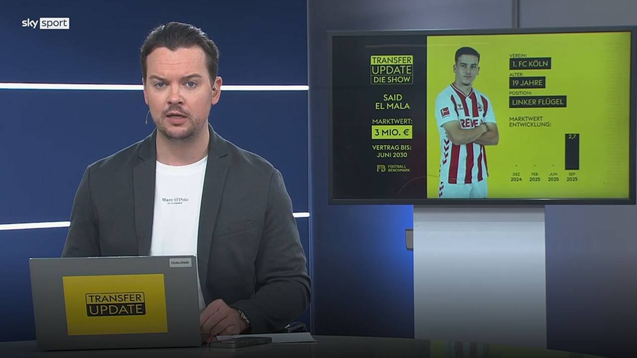 Florian Plettenberg bei einer TV-Übertragung im Sky-Studio.