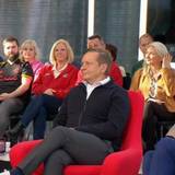 Horst Heldt und Florian König am Sonntag (26. Oktober 2025) im „Doppelpass“ auf Sport1.