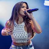 Vanessa Mai sing beim VolksSchlager OpenAir, in Zofingen (Schweiz)