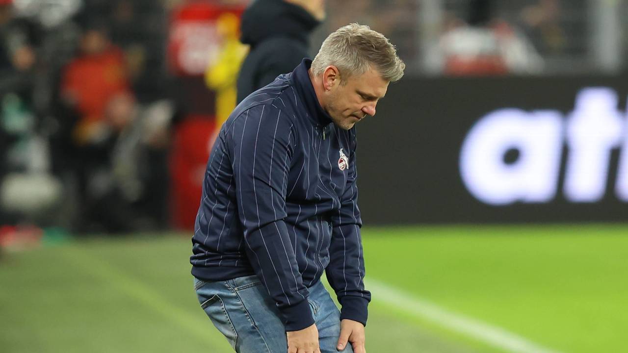 Lukas Kwasniok beim Spiel in Dortmund.