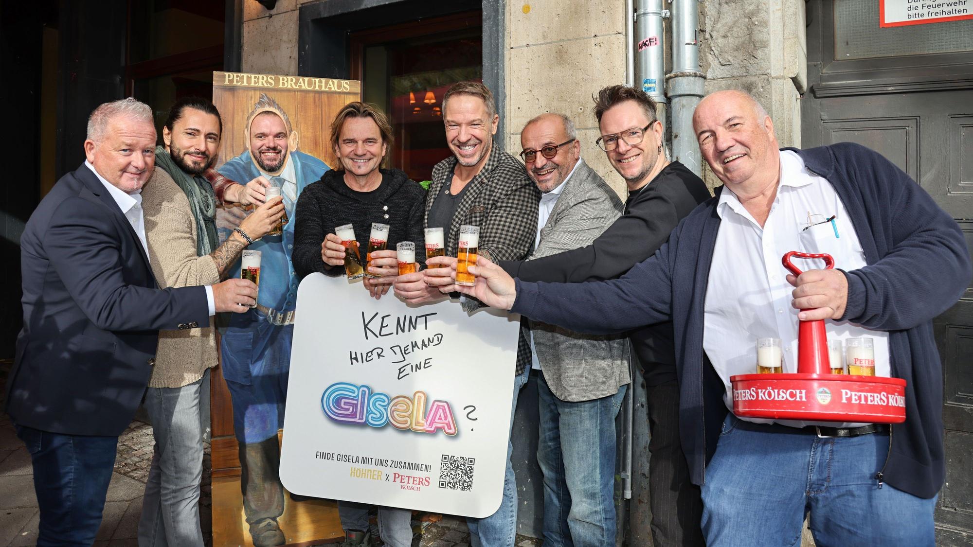 Die Höhner bei der Vorstellung ihrer Kooperation mit der Peters-Brauerei.