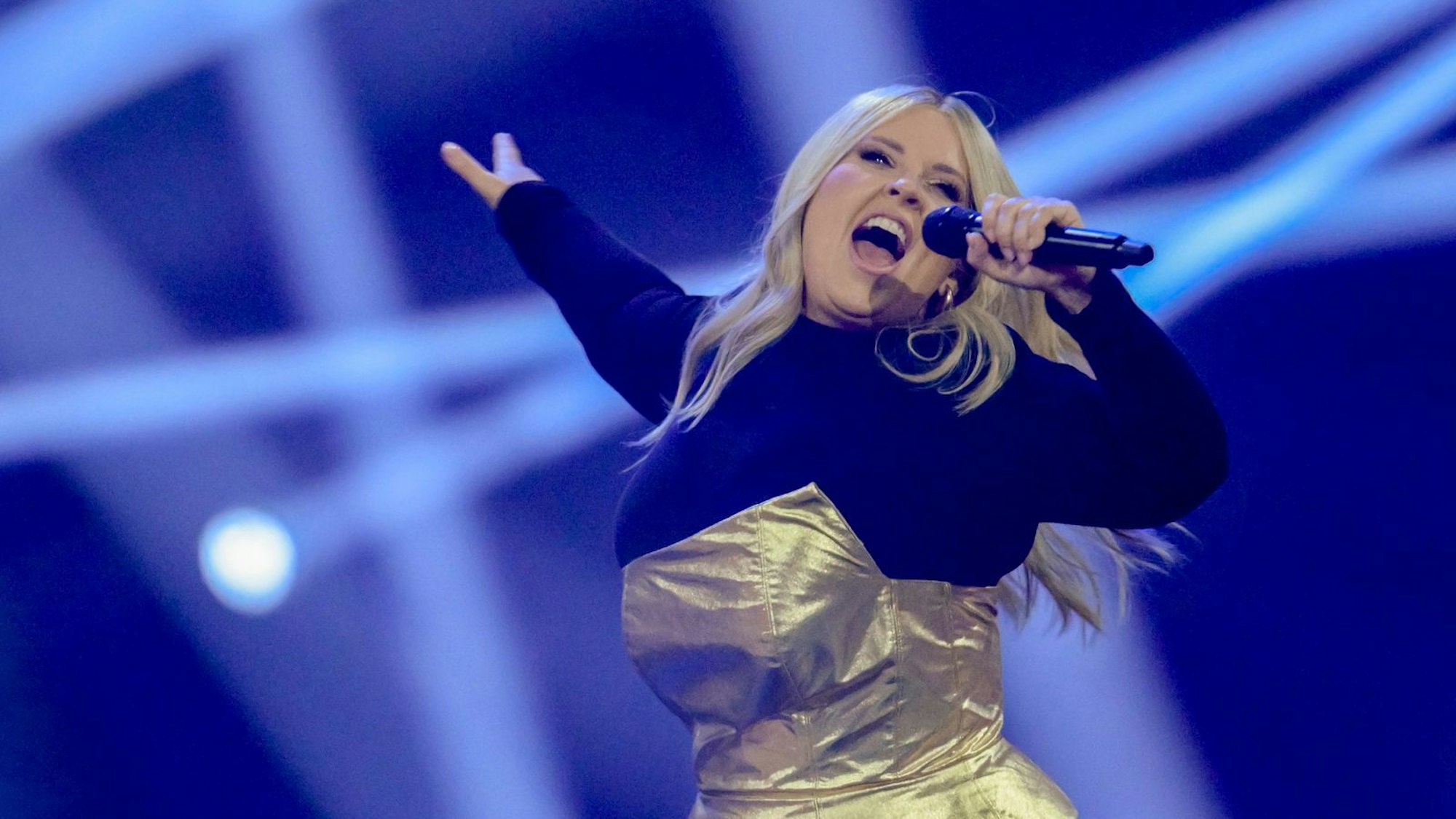 Maite Kelly trat zuletzt in Dortmund beim „Schlagerbooom“ auf. Jetzt sprach die Sängerin über ihren Beziehungstatus. (Bild: 2025 Getty Images/Sascha Schuermann)