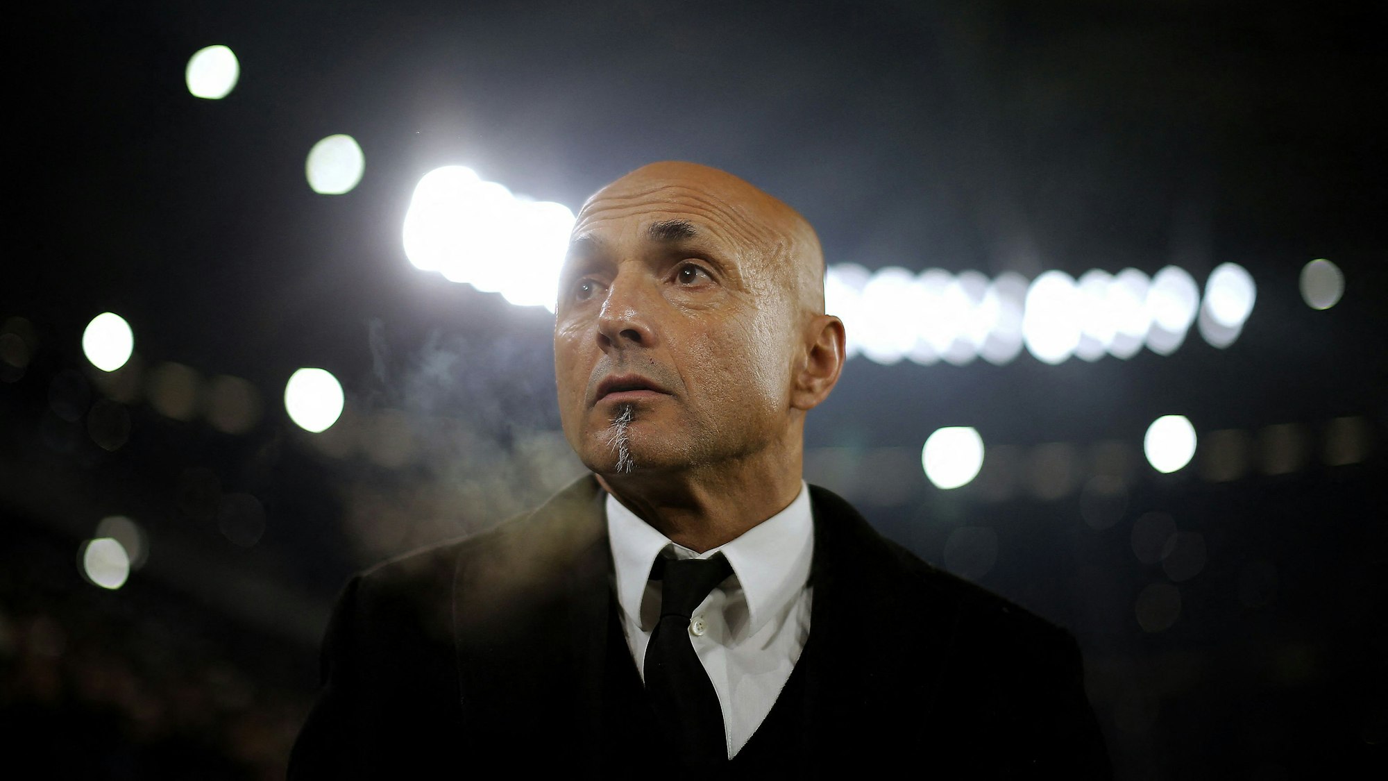 Luciano Spalletti im Stadion.