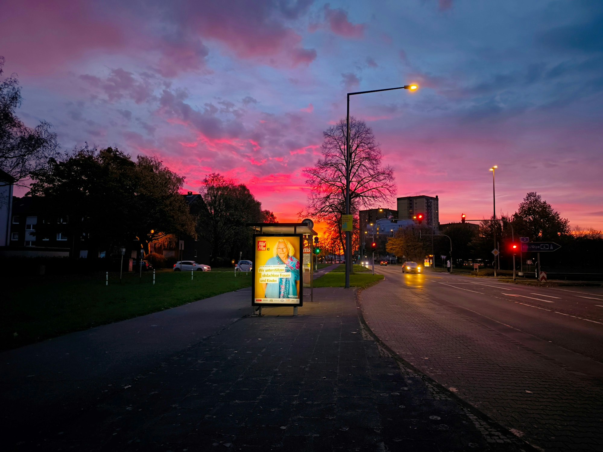 Morgenstimmung in Köln-Brück.
