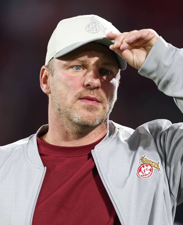 Trainer Lukas Kwasniok (1. FC Köln), hier am 29. Oktober 2025.