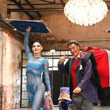 Kölner Weihnachtscircus: Programmvorstellung mit den Crystal Sisters und Fraser Hooper.