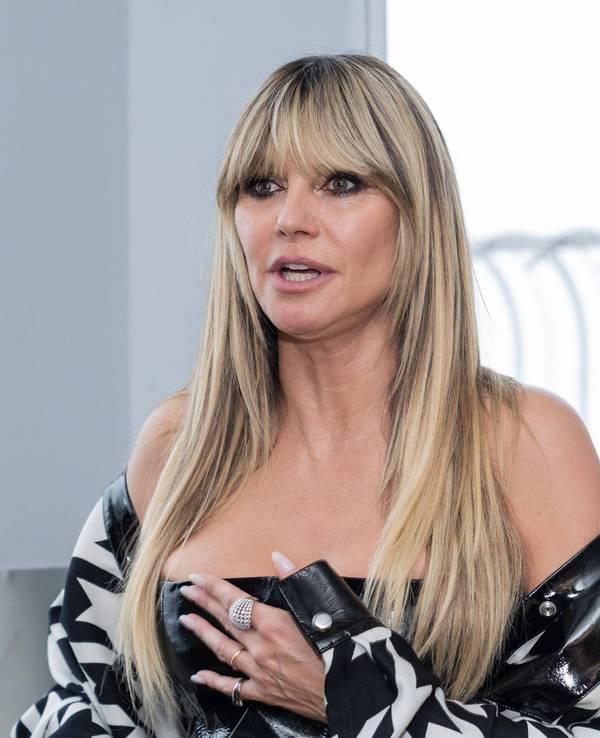 Heidi Klum auf dem Empire State Building