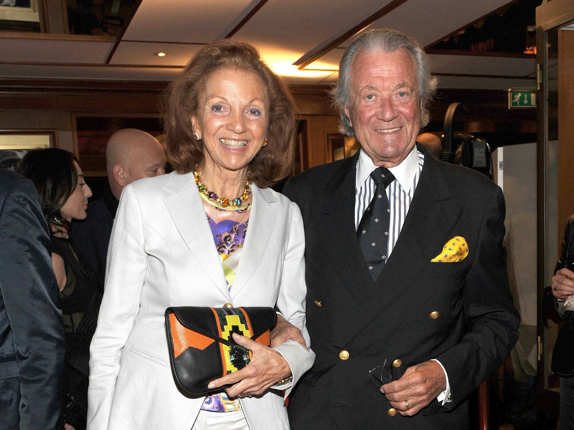 Der Unternehmer Toni Meggle und seine Frau Marina im Jahr 2014.