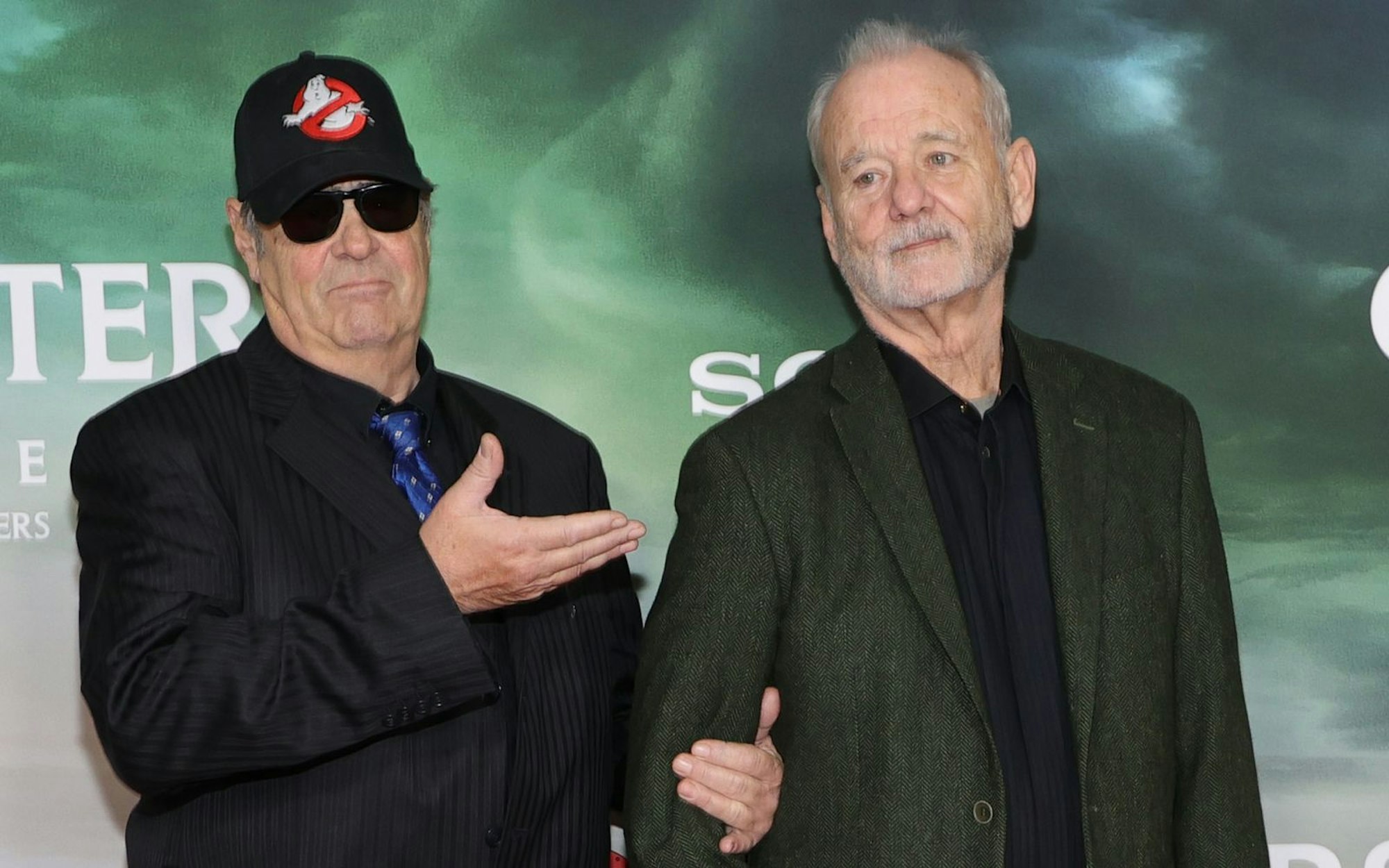 Dan Aykroyd (links) und Bill Murray waren in den beiden neuen „Ghostbusters“-Filmen erneut dabei.  (Bild: Mike Coppola/Getty Images)