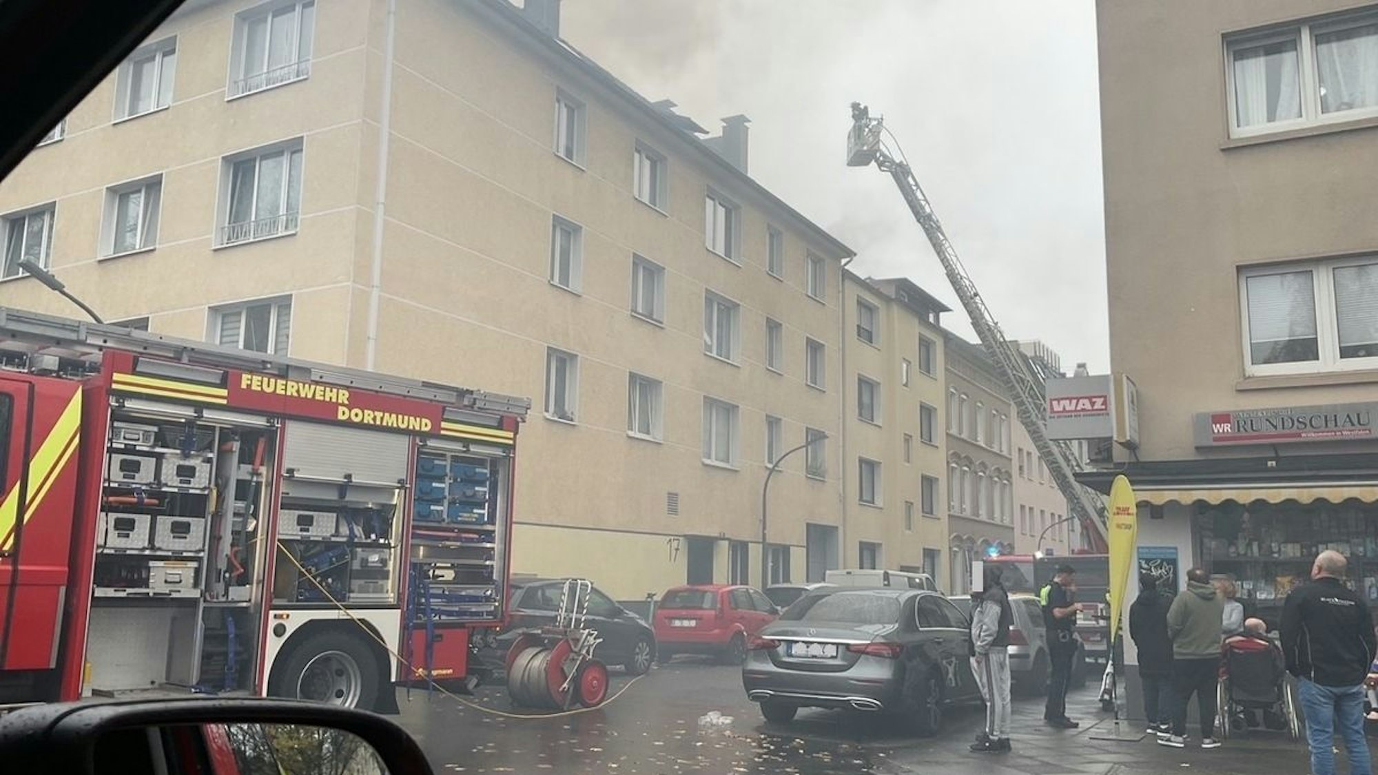 Feuerwehreinsatz bei Wohnungsbrand in Dortmund
