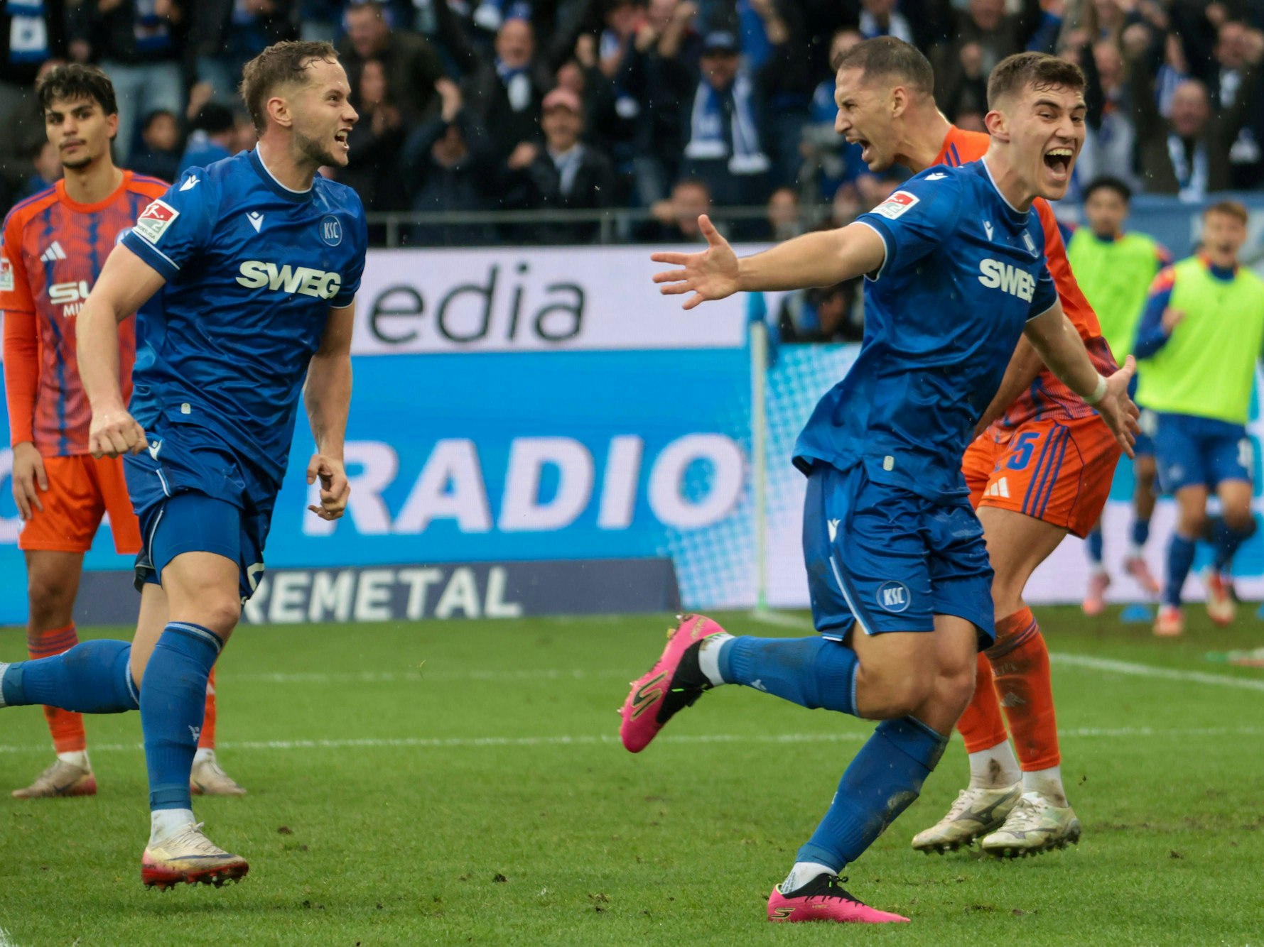 Marcel Beifus jubelt