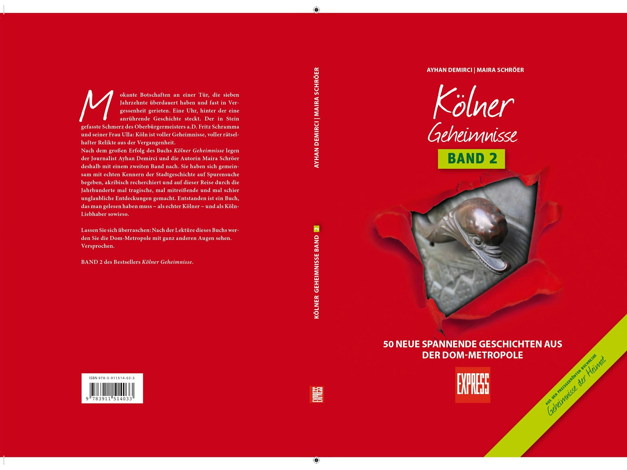 Cover Kölner Geheimnisse Band 2 von Ayhan Demirci und Maira Schröer