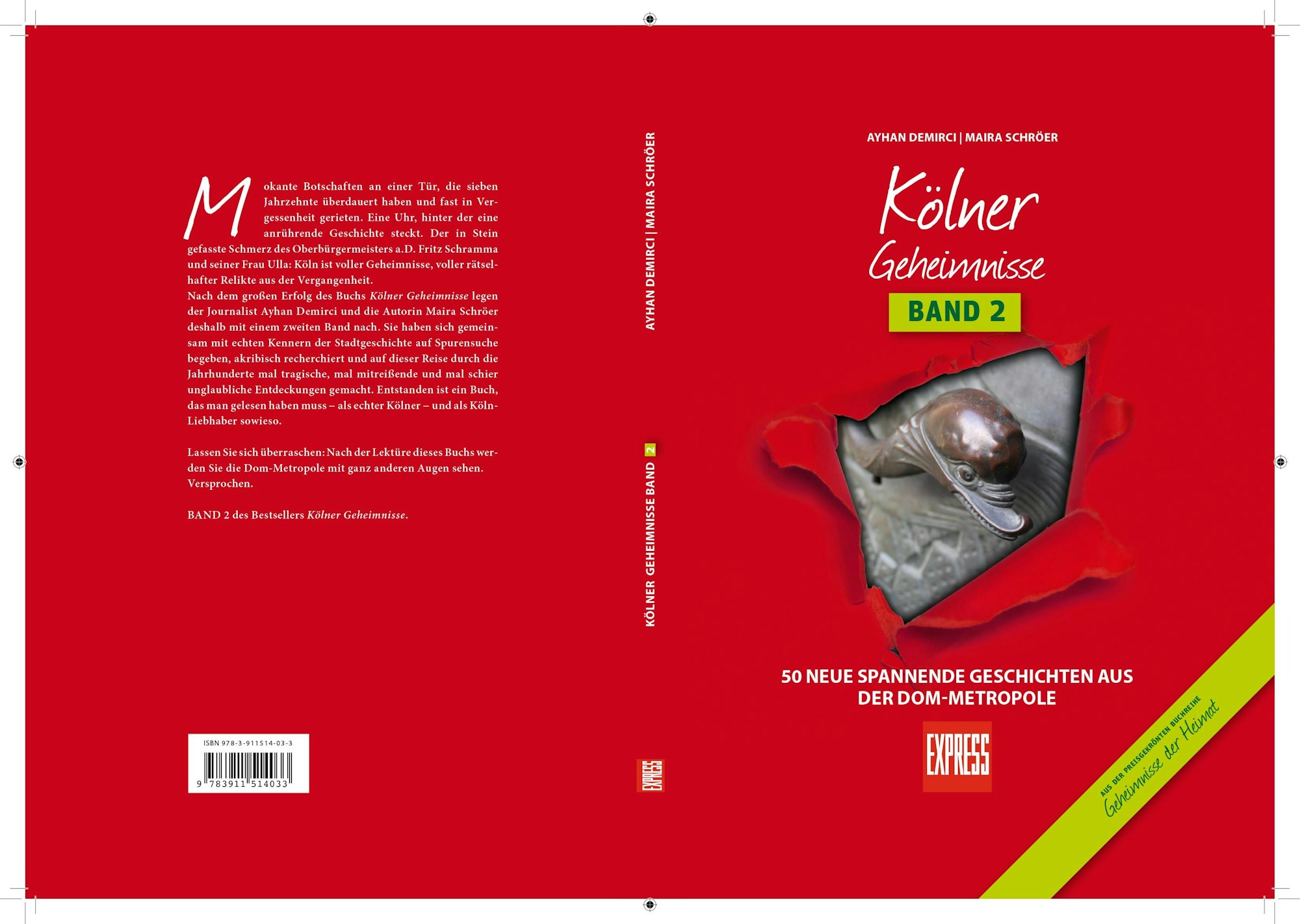 Cover Kölner Geheimnisse Band 2 von Ayhan Demirci und Maira Schröer