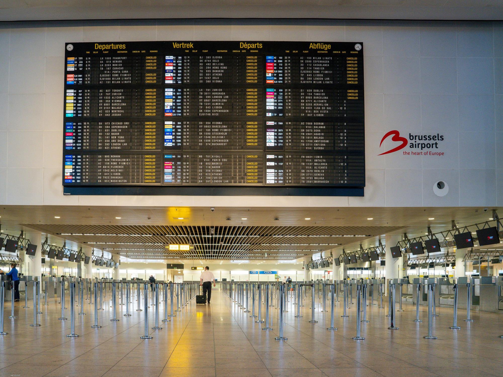 Wegen einer Drohnensichtung wurde der Flugverkehr in Brüssel am Dienstagabend eingestellt.