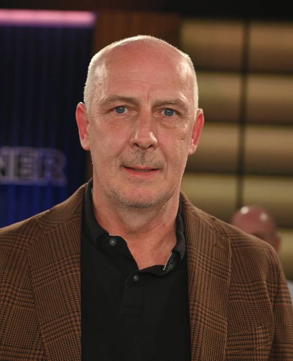 Mario Basler vor einem Talkshow-Auftritt.