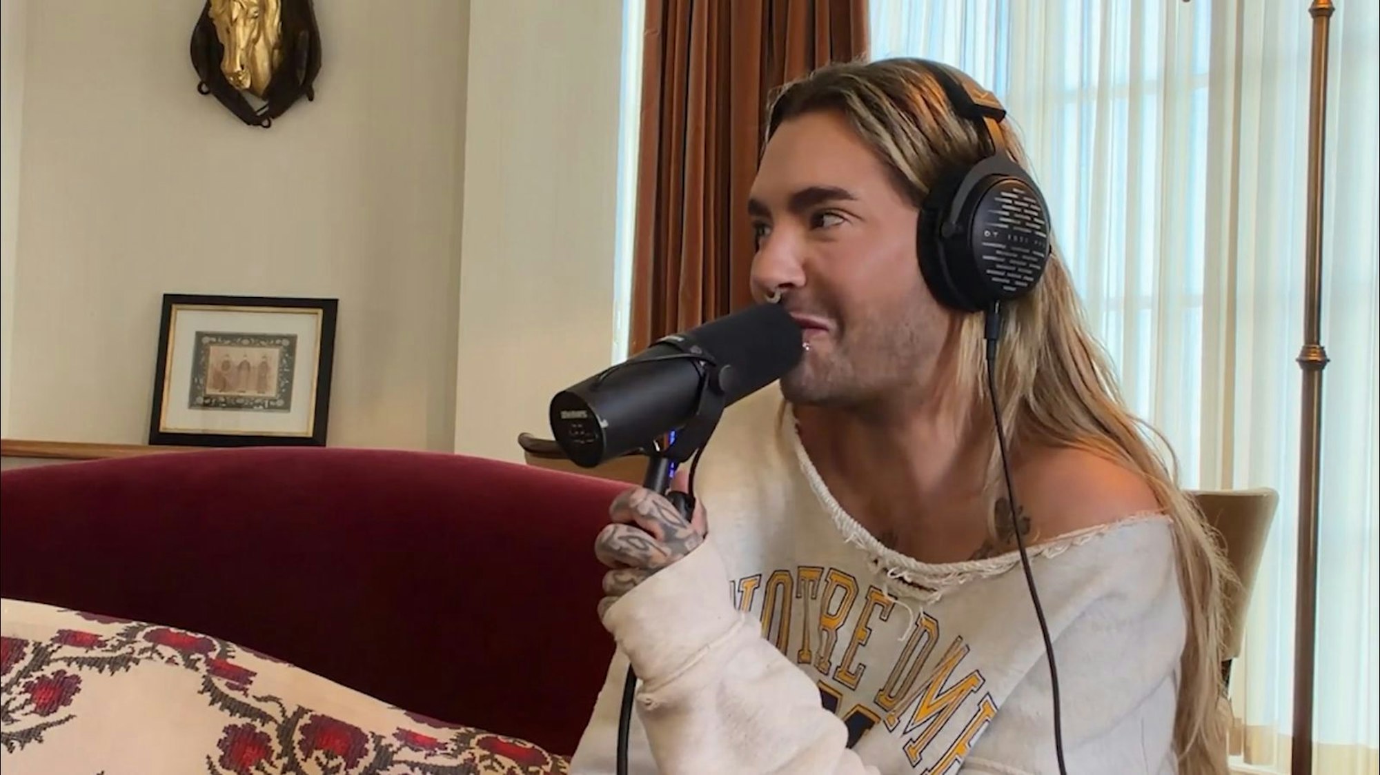 Im Podcast „Kaulitz Hills - Senf aus Hollywood“ haben Bill und Tom Kaulitz über Heidis Halloweenparty gesprochen. (Bild: Spotify/ Kaulitz Hills)