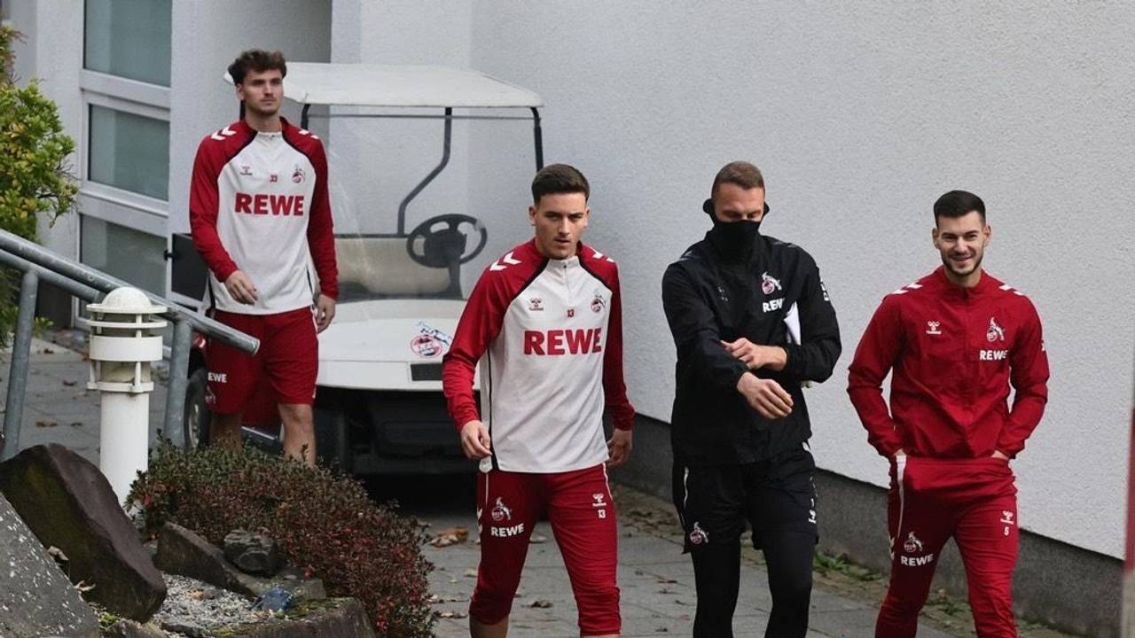 Said El Mala auf dem Weg zum FC-Training