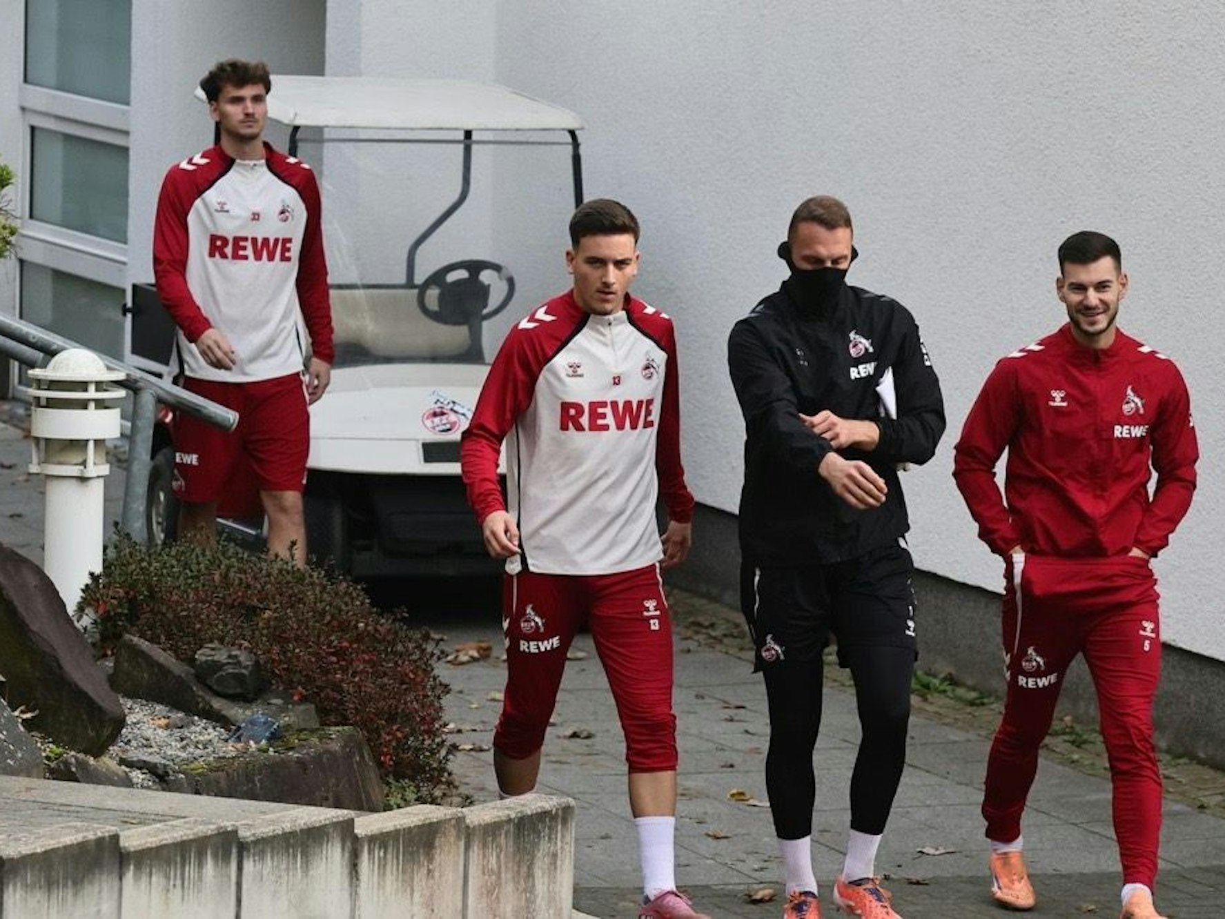 Said El Mala auf dem Weg zum FC-Training