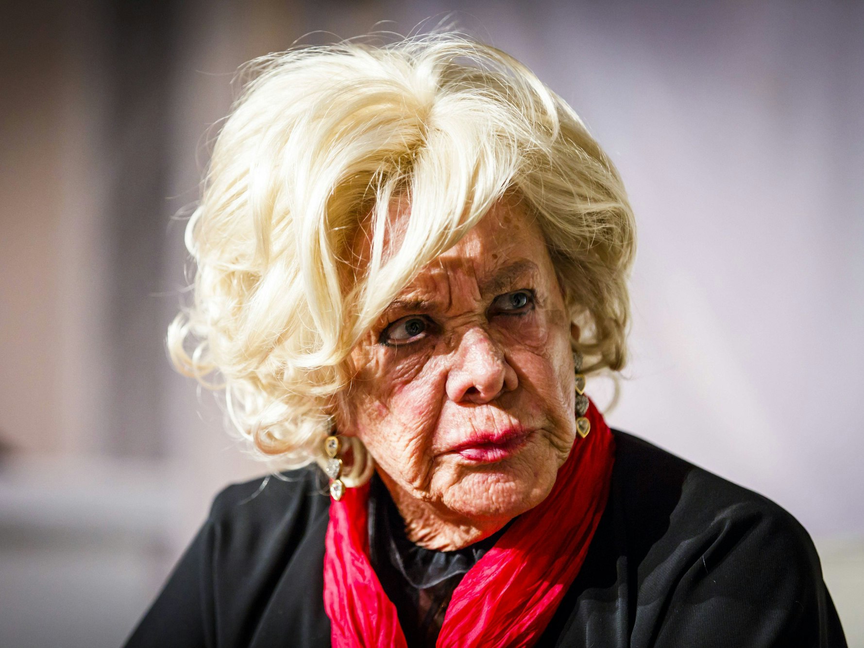 Schauspielerin Ingrid van Bergen bei einem Interview im März 2017