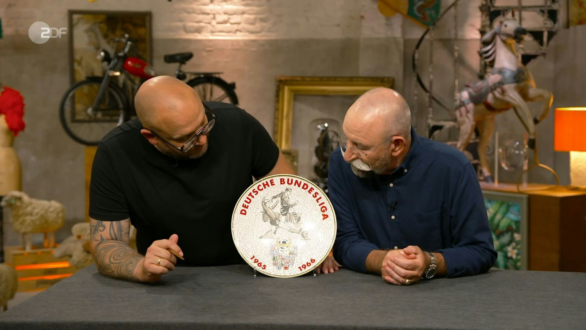 „Da werden einige Herrschaften ziemlich begeistert sein“, war Horst Lichter (rechts) sicher. (Bild: ZDF)