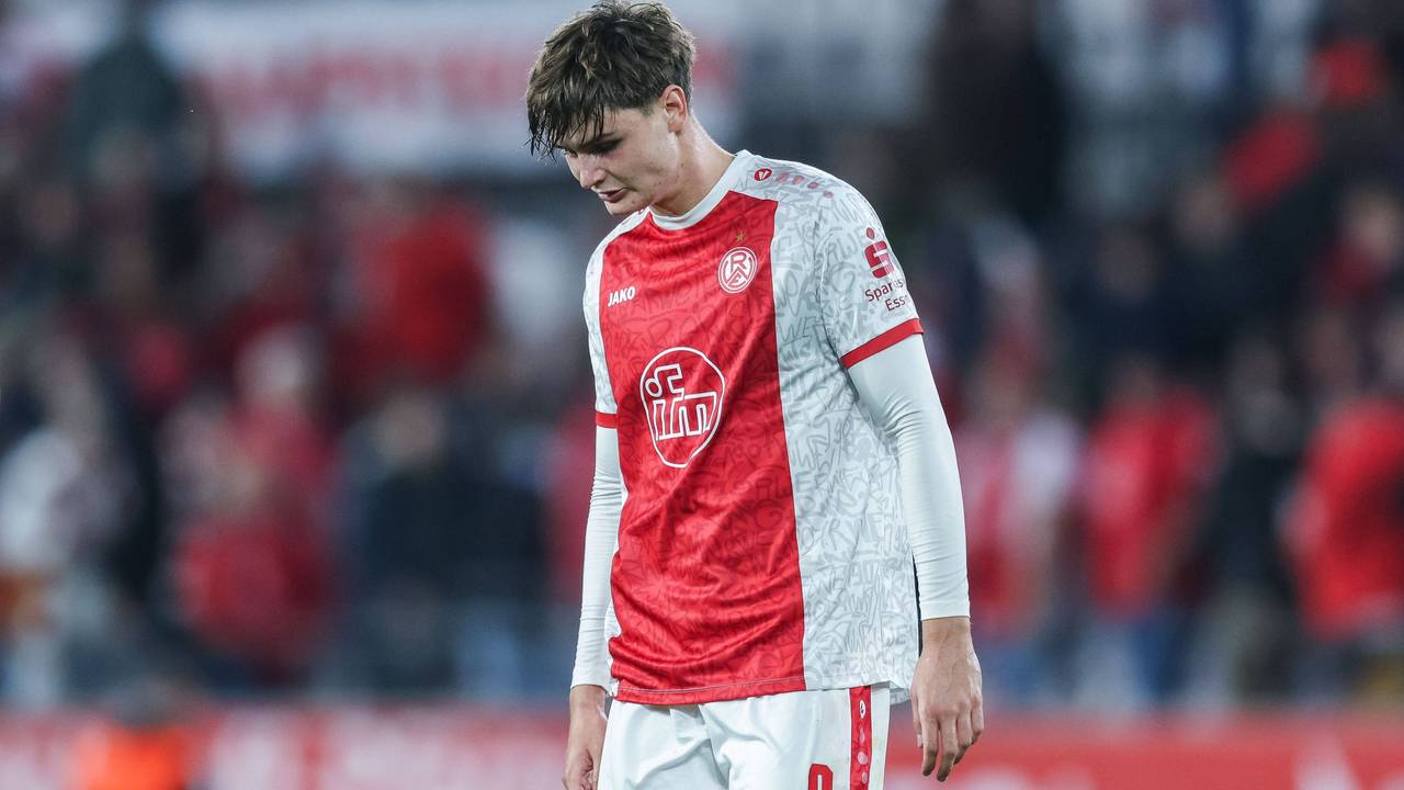 Jaka Cuber Potocnik bei einem Spiel von Rot-Weiss Essen.