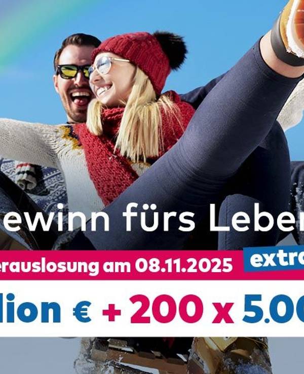 GlücksSpirale Sonderauslosung am 8. November 2025