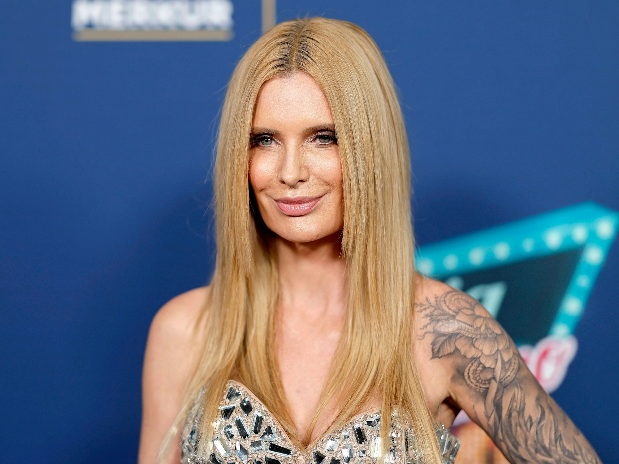 Schauspielerin Mirja du Mont auf dem Roten Teppich