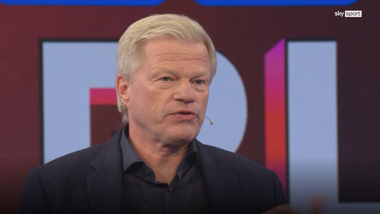 Oliver Kahn spricht beim Sky-Talk über Said El Mala.