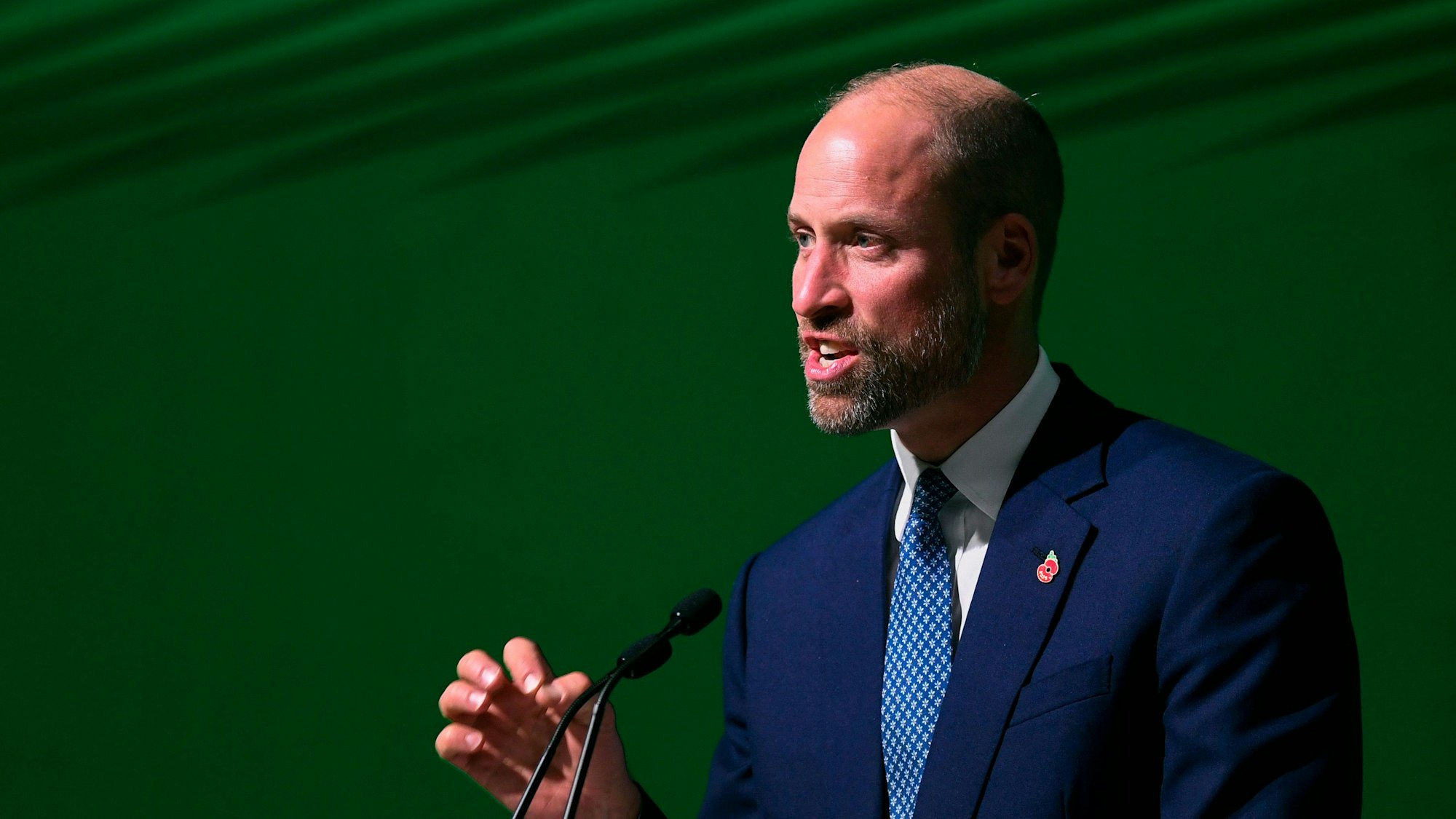 Prinz William hält eine Rede auf dem United for Wildlife Forum.