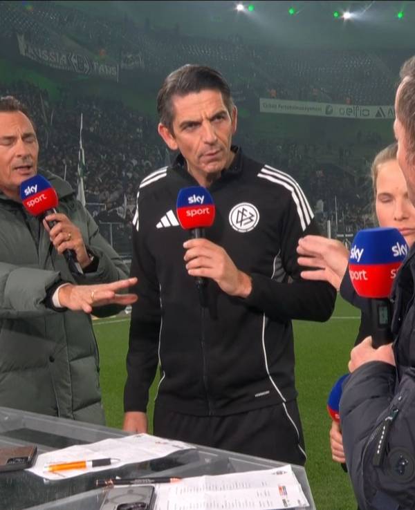 Schiedsrichter Deniz Aytekin spricht sich nach dem verlorenen Derby des 1. FC Köln in Mönchengladbach bei Sky.