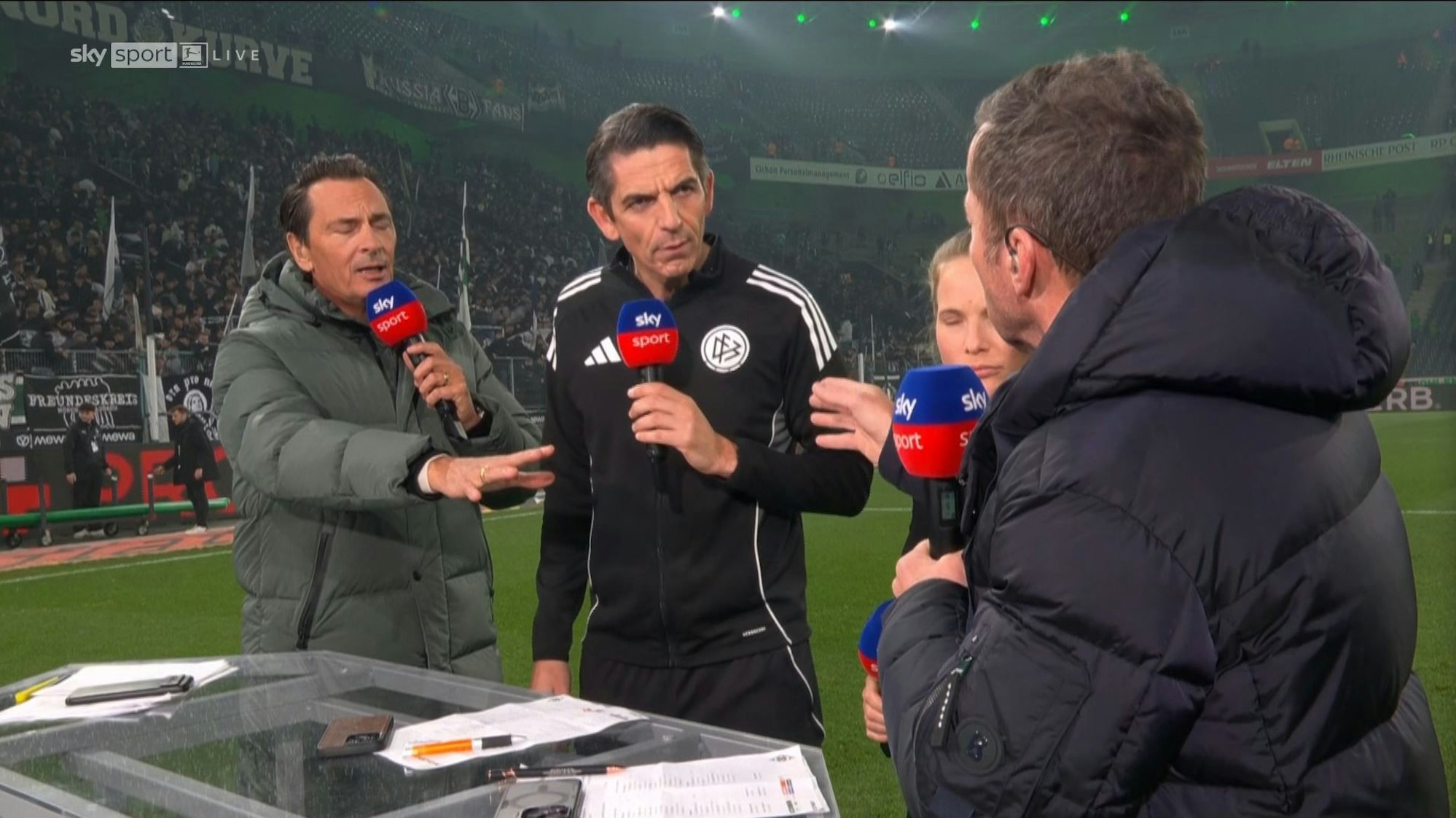 Schiedsrichter Deniz Aytekin spricht bei Sky.