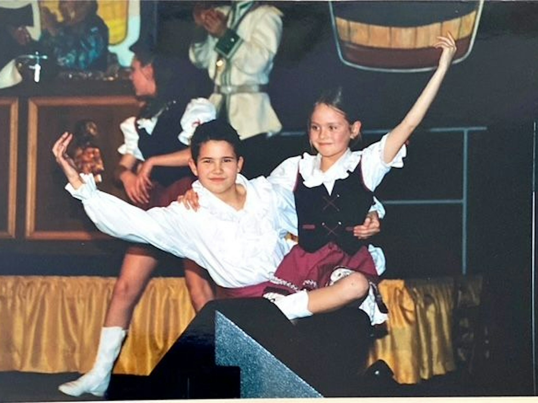 Niklas als junger Tänzer bei „De Höppemötzjer“.