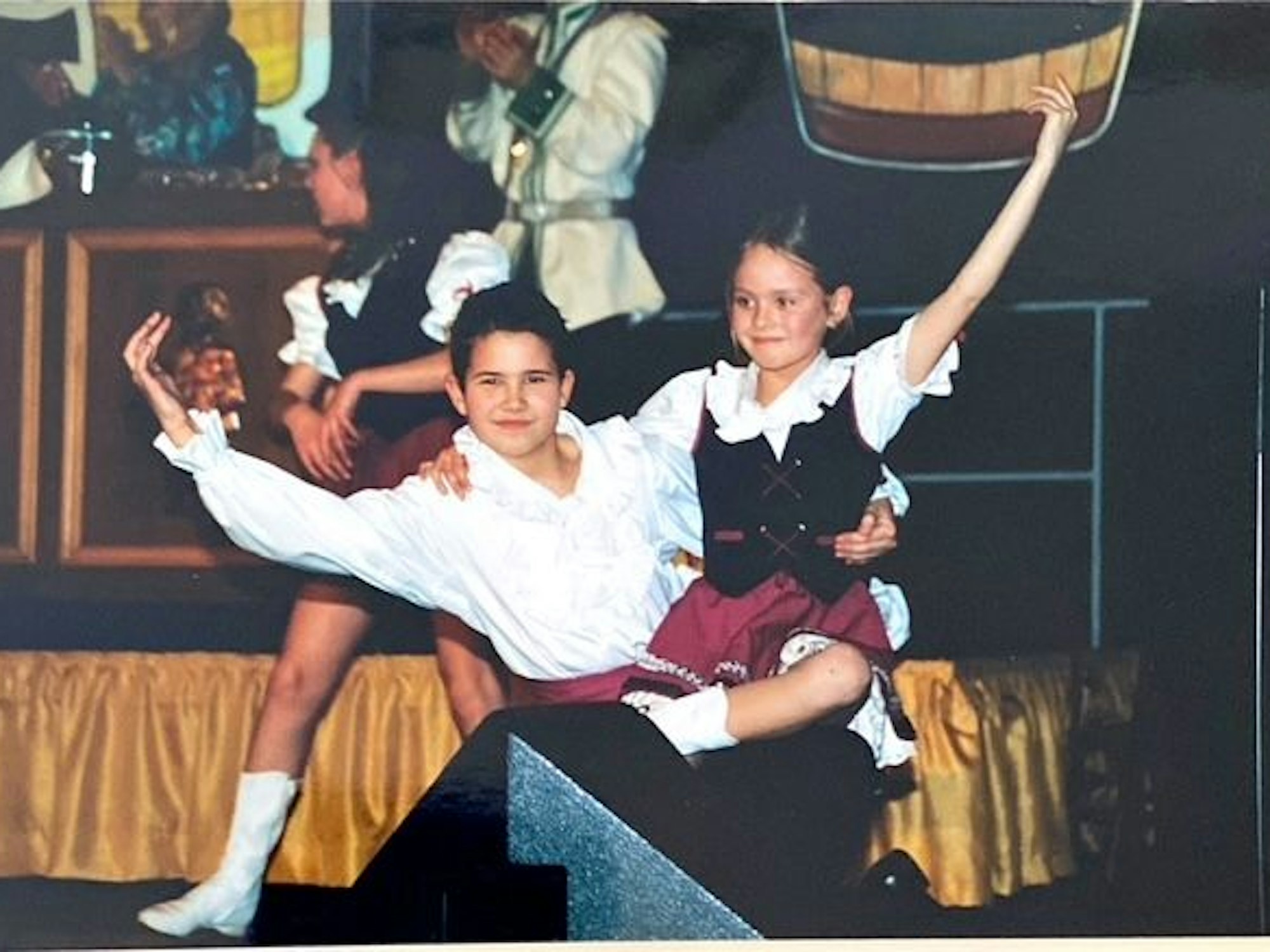 Niklas als junger Tänzer bei „De Höppemötzjer“.