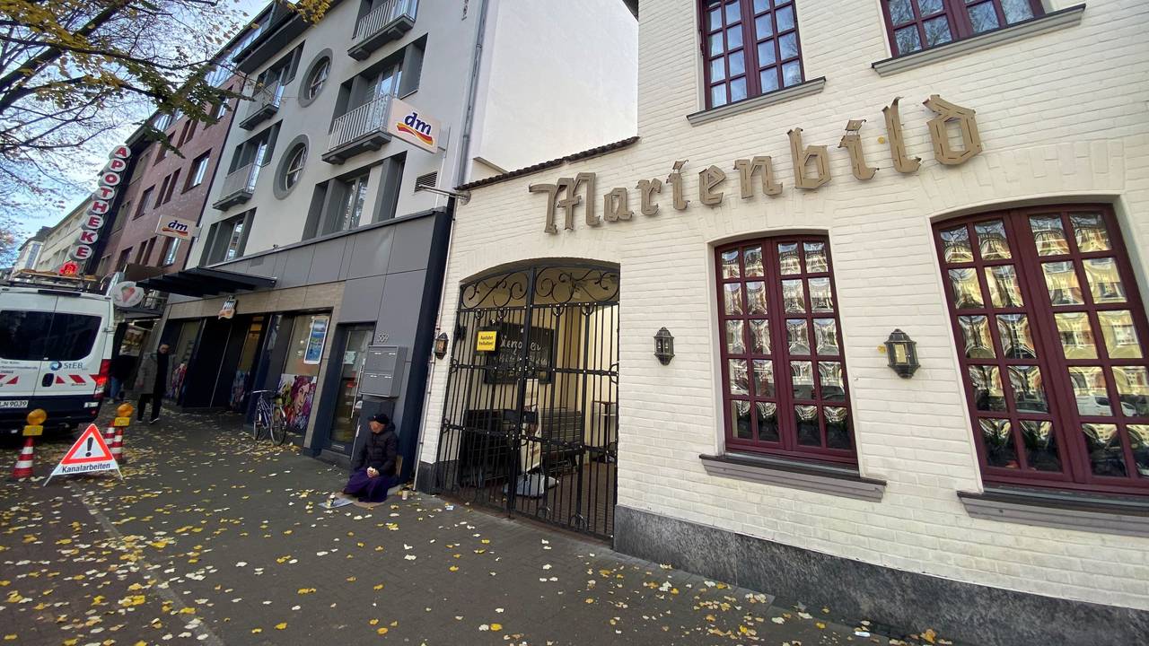 Die Gaststätte Marienbild und das angrenzende Gebäude in Köln.