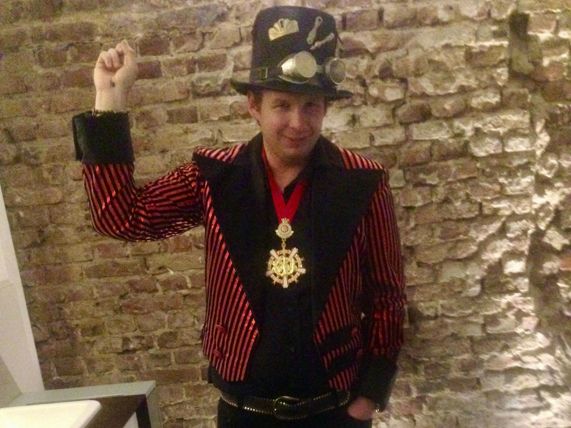 Bauer Clemens im Kostüm.