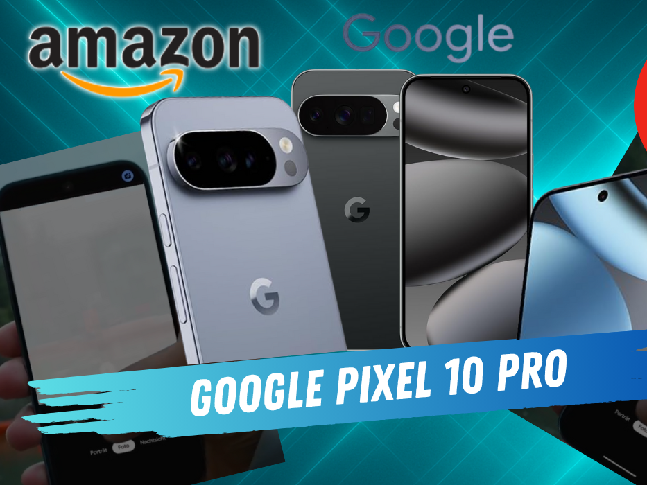 Google Pixel 10 Pro in mehreren Farb-Varianten.