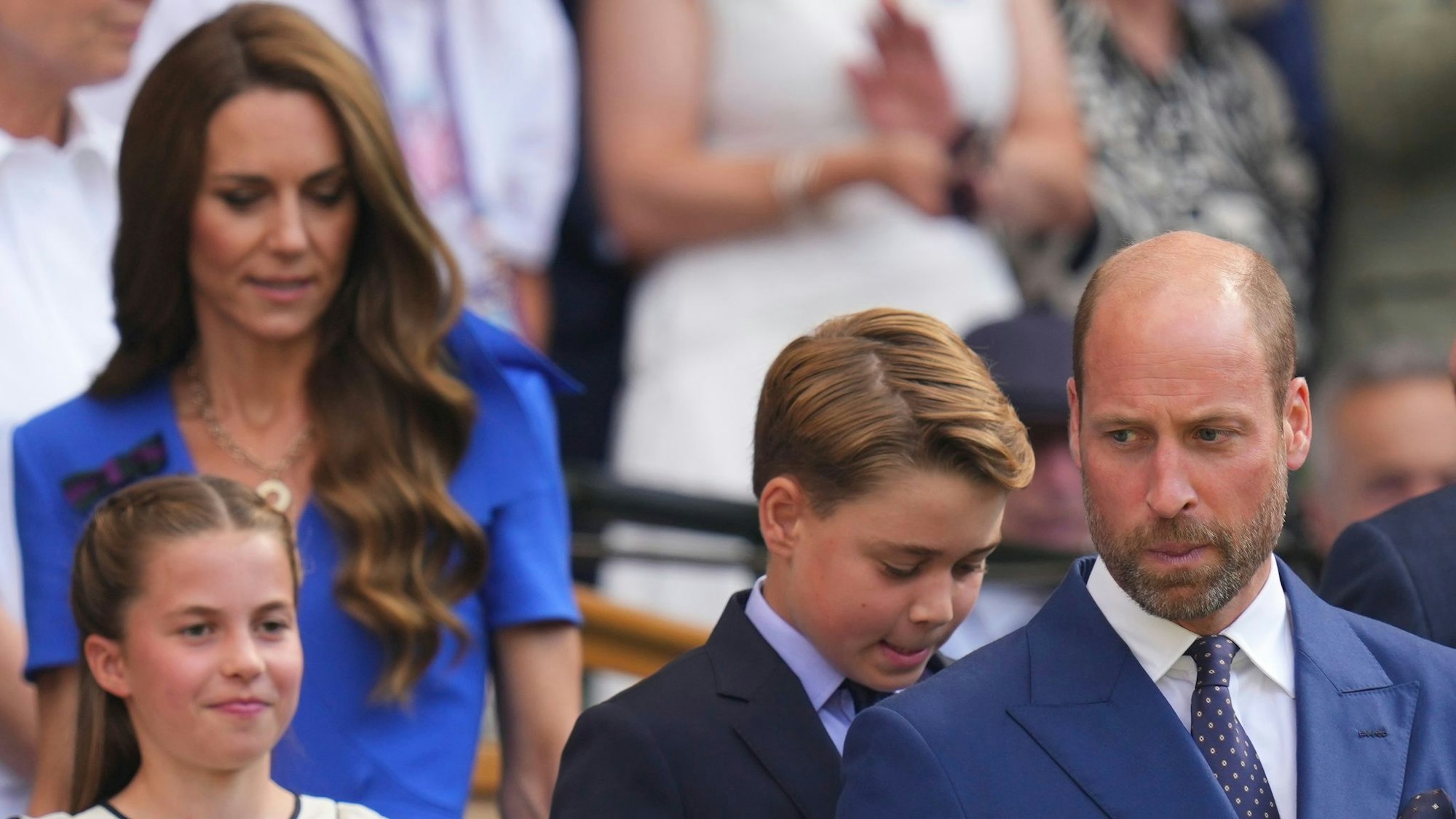 Prinz William und Prinzessin Kate verfolgen das Finale mit ihren Kindern George und Charlotte aus der Royal Box.