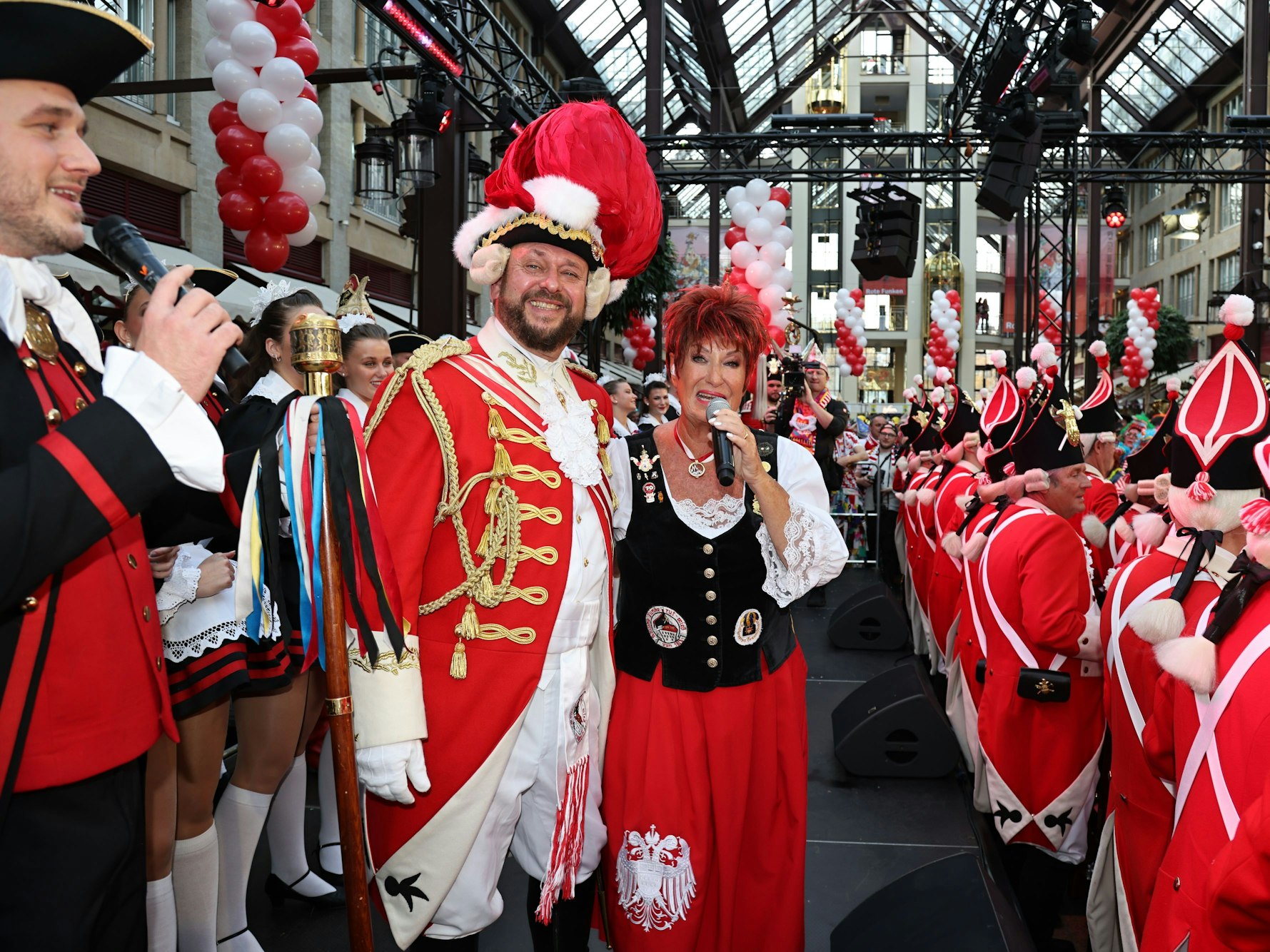Marita Köllner mit Dirk Wissmann im Maritim.