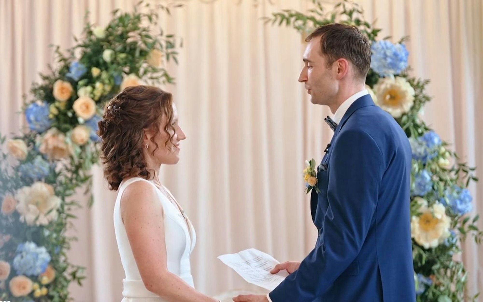 Sarah und Martin sagen Ja zueinander. (Bild: Joyn)