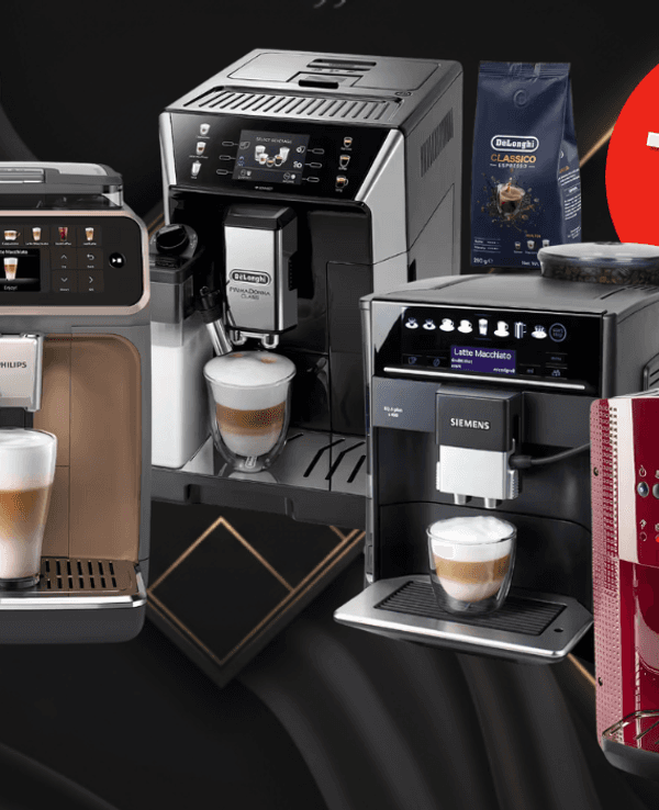 Auf dem Bild sind unterschiedliche Kaffeevollautomaten zu sehen.