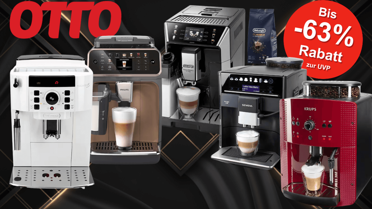 Auf dem Bild sind unterschiedliche Kaffeevollautomaten zu sehen.